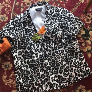 Pretty leopard print pattern - retro jacket